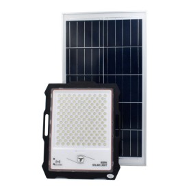 300Watt Ηλιακός Προβολέας LED  IP67 με Τηλεχειρισμό OEM MJ-D904 – Μαύρο